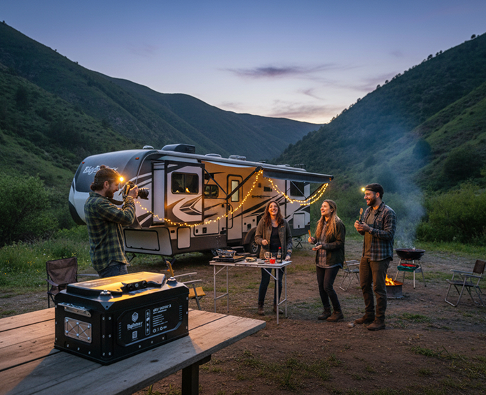 12V HUSKY 2 INV AIMS KIT + Charger